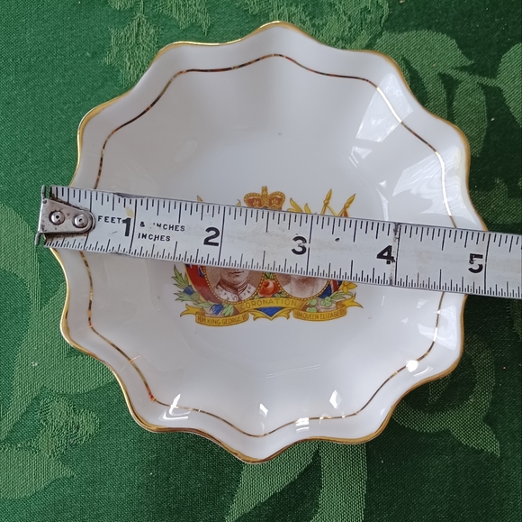 Vintage Sutherland of England King George VI Commemorative Trinket Plate - Picture 6 of 6